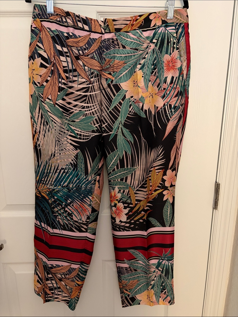 Zara Tropical Floral Pants